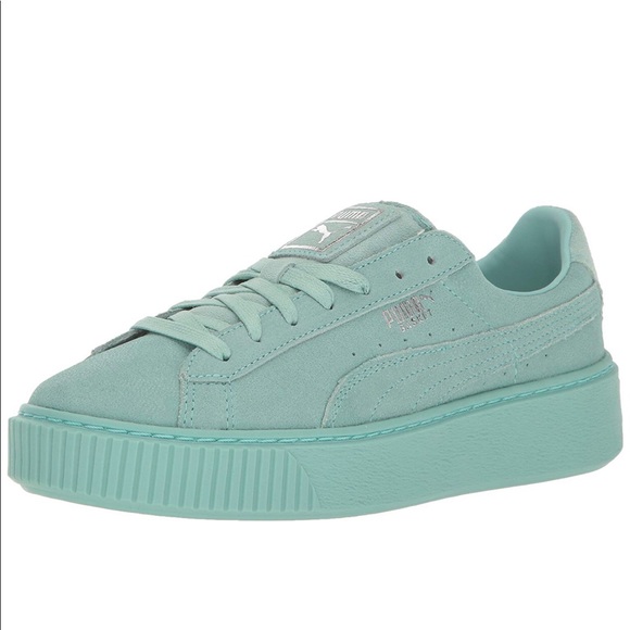 Puma Classic Sneaker Suede Teal size 8 - Picture 1 of 8